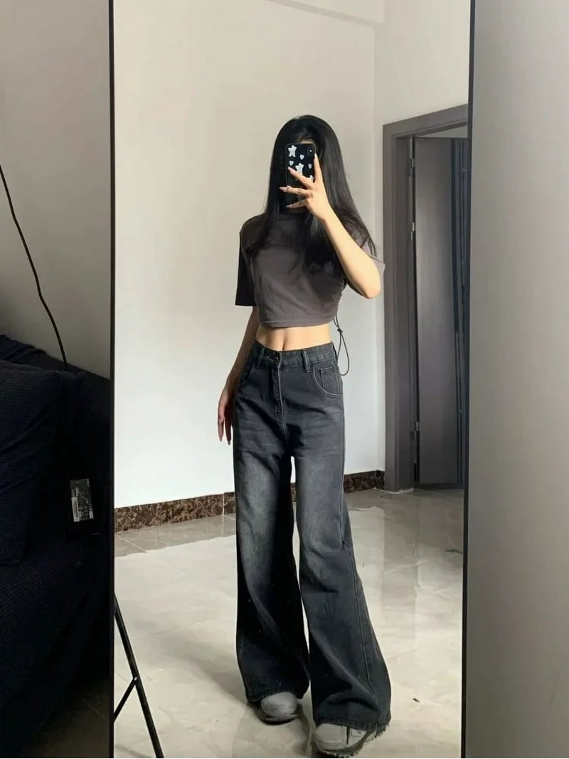 パンツ archive swagger sarrouel black jeans y2k パンツ archive swagger sarrouel black jeans y2k Y2k Jeans