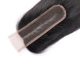 thumbnail image 4 of Transparent Lace Closure for Women Braziian Straight Human Hair Soft Virgin Hair 2x6 Pre Plucked Lace Closure Natural Hairline, 4 of 4