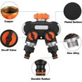 thumbnail image 1 of Way Irrigation Distributor Garden Hose Splitter Adjustable Water Flow, 1 of 4