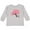 AC-Heather Grey, variant on Inktastic Japanese Cherry Tree Kitty Cat Girls Long Sleeve Toddler T-Shirt