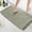 Sage, variant on Waffle Bath Runner Rug Long Bath Mat Super Absorbent Boho Bath Rugs Non Slip Bath Runner for Bathroom Floor Machine Washable Dry Fast Bathroom Rugs with Tassels, 24" x 72", Dove