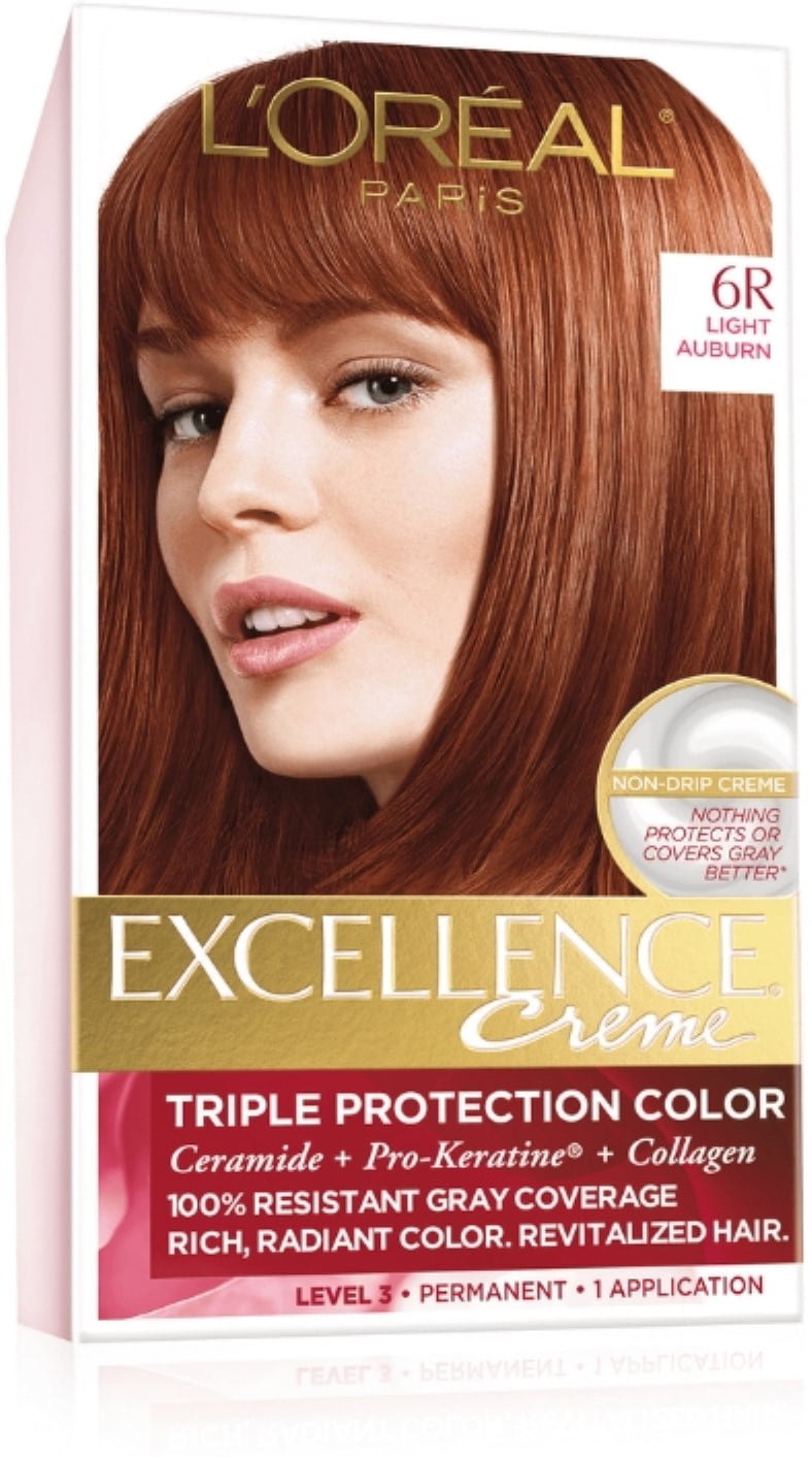L'Oreal Paris Excellence Creme Triple Protection Hair Color, Light ...