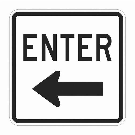 Lyle Enter Sign For Parking Lots,18" x 18" T1-1887-EG_18x18