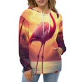 thumbnail image 4 of Tropical Flamingo Sunset(1)-1 3D Print Hoodie Men Women Autumn Thin Pullover Sweatshirt Vintage Streetwear Tops, 4 of 6