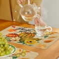 thumbnail image 4 of Fall Dish Drying Mat For Kitchen Counter Watercolor Pumpkins Autumn Leaves Thanksgiving Absorbent Reversible Microfiber Kitchen Countertop Protector Dishes, 4 of 7
