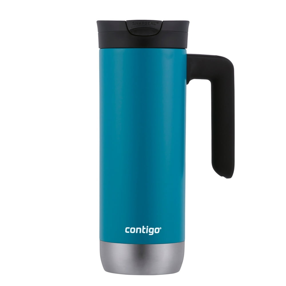 Contigo SnapSeal Insulated Stainless Steel Travel Mug with Handle, 20