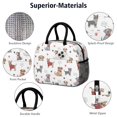 thumbnail image 4 of Dog Breeds and Dog Paw Print Insulated Leakproof Lunch Box for Work, Lunch Bag for Women Men, Loncheras Para Mujer for Beach Travel Picnic Camping, 4 of 6