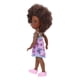 thumbnail image 4 of Barbie Chelsea Doll (Curly Brunette Hair) Wearing Butterfly-Print Dress and Pink Shoes, Toy for Kids Ages 3 Years Old & Up, 4 of 5