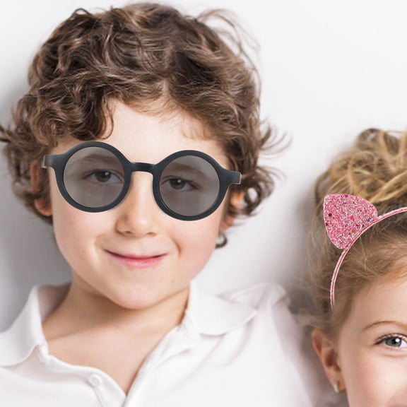 NICERIO Kids Sunglasses Cute Folding Sunglasses AC Material 1Set for Daily Life Back to School