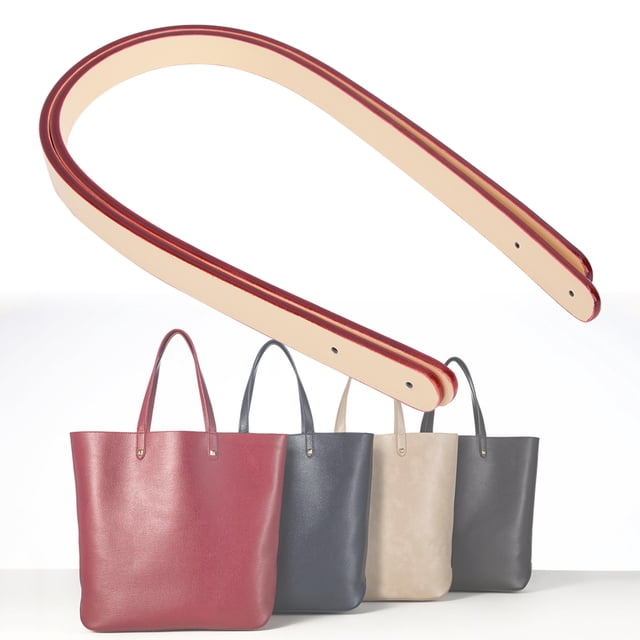 2pcs Manijas de Bolsas de Cuero de 65 cm, Manijas de Bolsas, Duradera para accesorios A Sastres de Bricolaje para el Hogar Suministro de Cuero