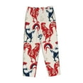 thumbnail image 4 of Bingfone Pajamas For Women,Roosters Pajama Pants With Pockets-X-Large, 4 of 9