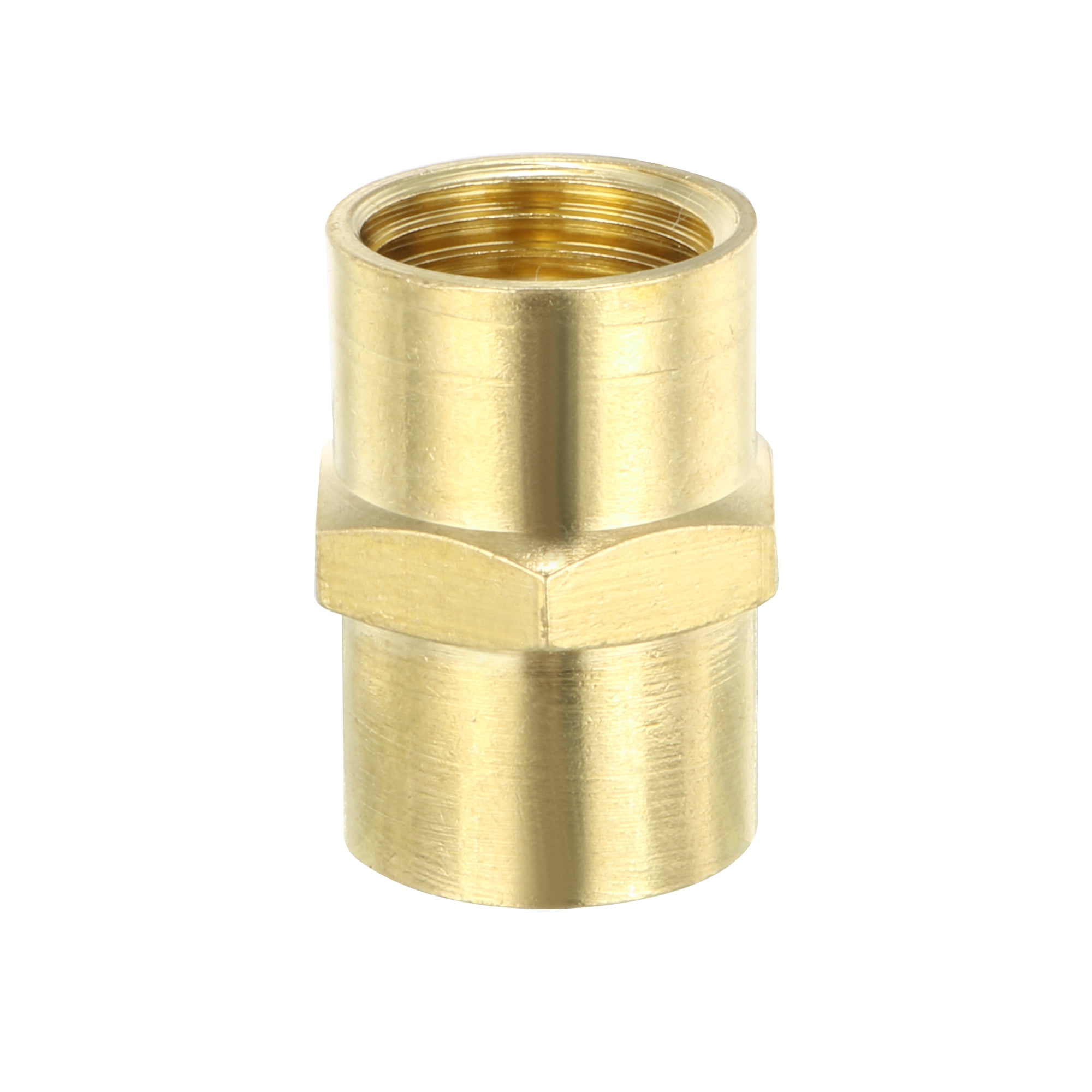 Brass Pipe Fitting Equal Coupling Hex 1 4 NPT 1 4 NPT Female brass-pipe-fitting-equal-coupling-hex-1-4-npt-1-4-npt-female
