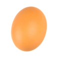 thumbnail image 4 of Huevo de Pascua de madera Pintura a mano Suministros para fiestas Juegos de cocina Los fingen juguete DIY Artesanía Decoración de Pascua Simulac naranja claro CUTICAT Huevos de simulación, 4 of 8