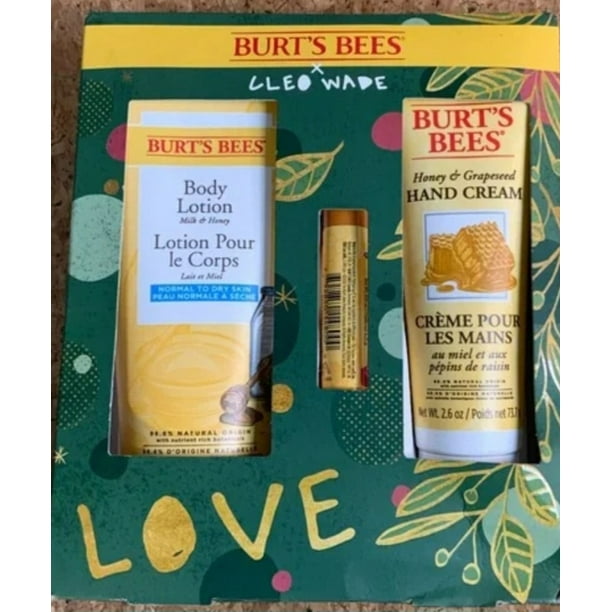 3 Pack Burt's Bees Cleo Wade Let It Be About Love Gift Set