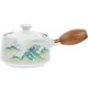 thumbnail image 1 of Tetera giratoria de cerámica para preparar té con rotación de 360 grados, tetera para té suelto, 1 of 8