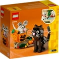thumbnail image 4 of LEGO Halloween Cat & Mouse 40570 Building Kit, Whimsical Halloween Décor with Adorable Cat, Mouse, and Pumpkin Toys, Halloween Toy, 4 of 6