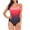 Pink, variant on Womens Color Block Print One Piece Swimsuits Athletic Training Swimwear Bathing Suits low Back Bathing Suits Athletic Modest Swimwear Up Swimwear Costume Swimsuit Padded Swimming Womens Sets Monokini