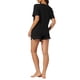 thumbnail image 3 of Conjuntos de lounge INSPIRE CHIC para mujeres, camiseta de waffle con pantalones cortos, ropa de estar en casa, sudaderas jogger con bolsillos, XL negro, 3 of 5