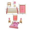 thumbnail image 3 of Nsxcdh Creative Art Toys for Preschoolers Wooden Doll House Furniture Set With Accessories for Dollhouse, 3 of 3