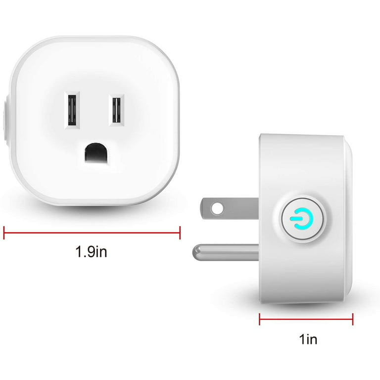 Minoston Z-Wave Outlet, Mini Smart Plug, 15A, Z-Wave Hub Required, Built-in  Repeater/Range Extender, Work with SmartThings, Wink, Alexa, Google  Assistant, FCC & ETL Listed 