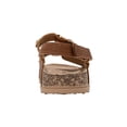 thumbnail image 5 of bebe Toddler Girl's Sandals – Adjustable Comfort Footbed Sandals with Charm, Glitter, Braid & Buckle Styles, 5 of 7