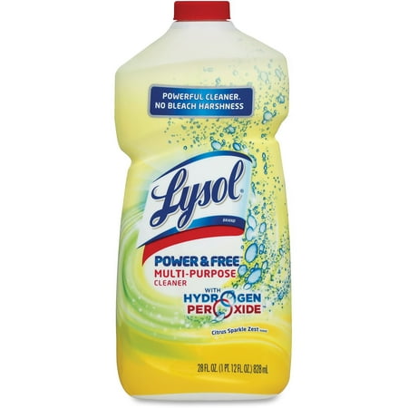 Lysol Power and Free Multi-Purpose Cleaner, Citrus Sparkle, 28 Ounce
