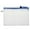 Blue, variant on Aspire Waterproof Mesh Zipper Pouches Document File Folders Pencil Pen Case Storage Bags for Office Student Supplies-Blue-A4