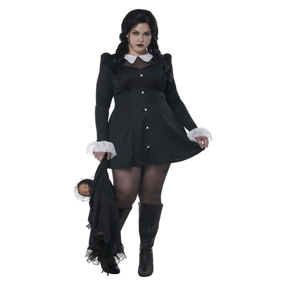 Gothic Mini Dress Plus Size Adult Costume