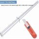 thumbnail image 3 of 2pcs 900mm Shower Door Seal - Straight/curved Glass, 46mm, Max Clearance 20mm, 3 of 3