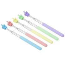 Uxcell Telescopic Teachers Pointer Stick, 5 Pcs Classroom WhiteBoard Teacher Hand Finger Mini Pointer, 5 Color Style 2