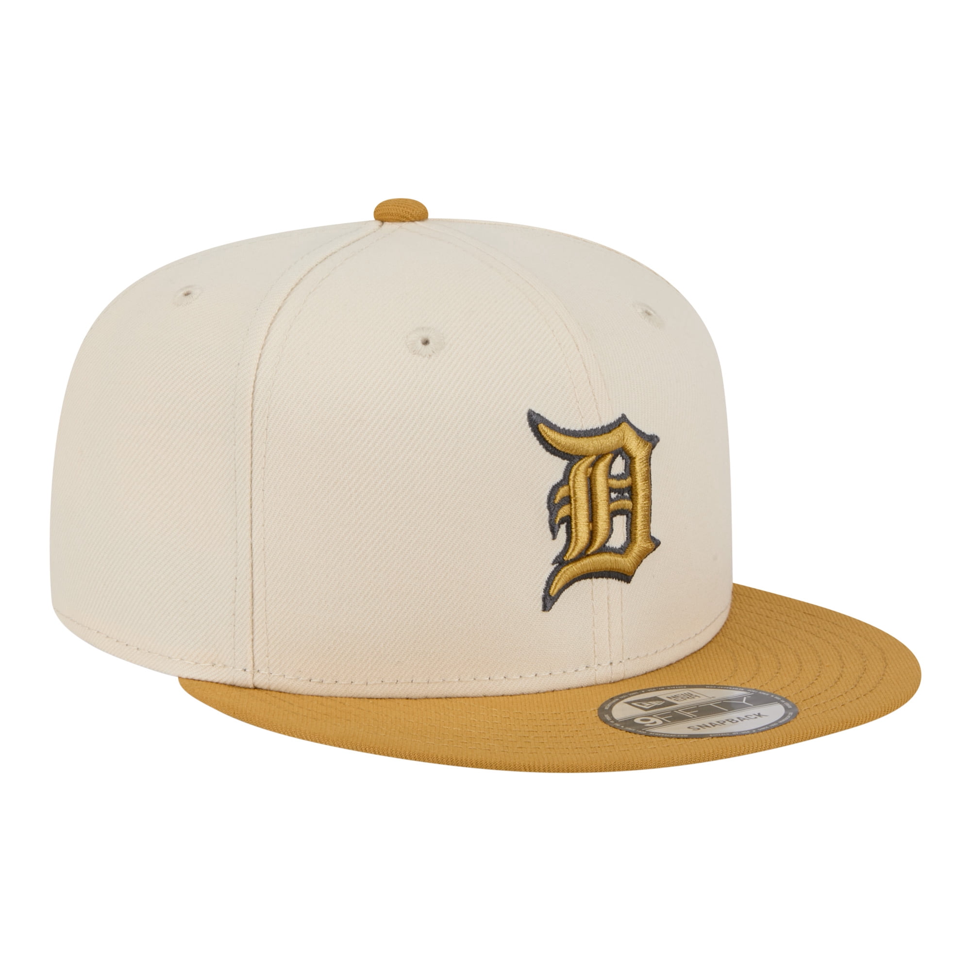 Men's New Era Light Beige/Khaki Detroit Tigers 2-Tone Color Pack 9FIFTY Snapback Hat