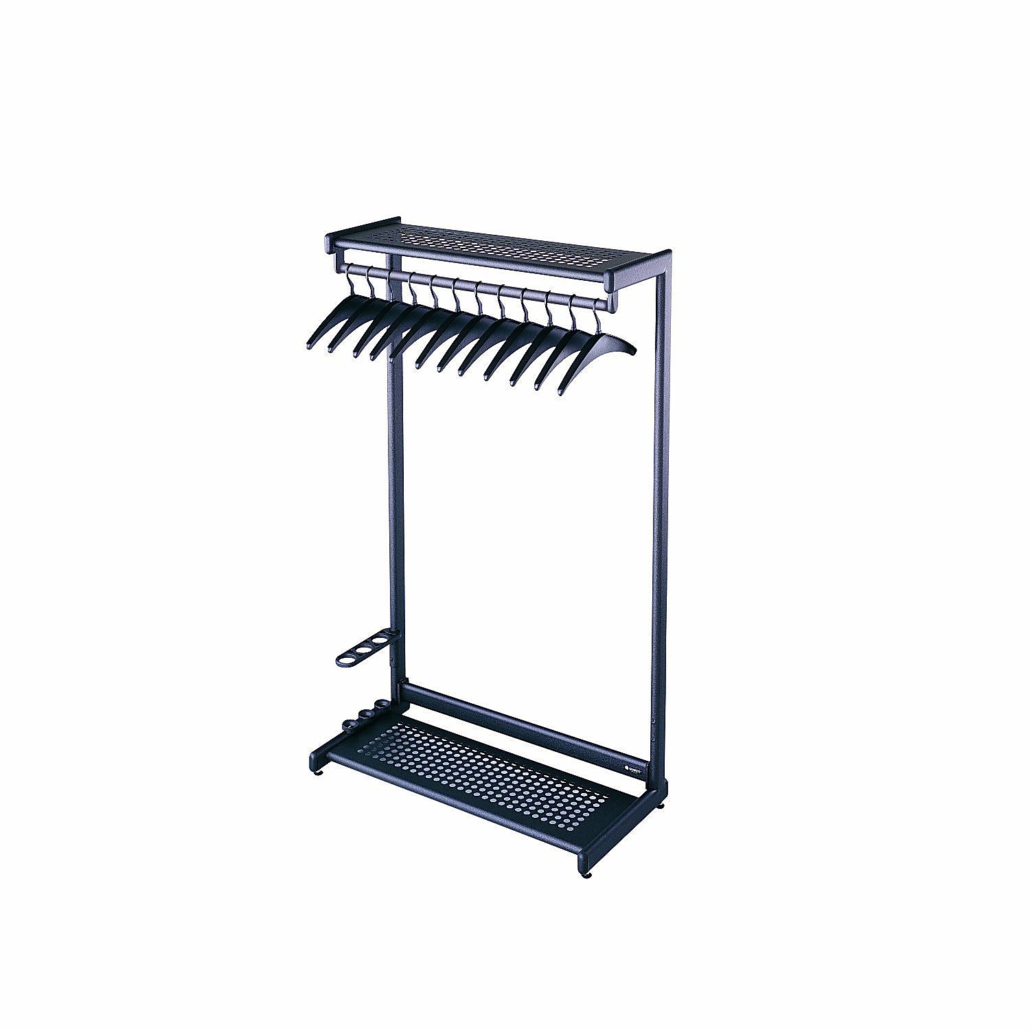Quartet Coat rack 2 shelves black