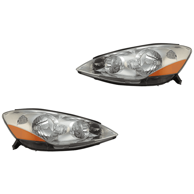 Par de FAROS DEPO para TOYOTA SIENNA 2006 al 2010 Halógeno 1 par