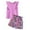 Purple Flower, variant on Arshiner Girls Clothes Summer 2 Piece Outfits Cute Ruffle Trim Tank Top and Paperbag Waist Shorts Set