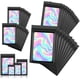 thumbnail image 1 of 120 PCS Smell Proof Mylar Bags Resealable Odor Proof Bags Holographic Packaging Pouch Bag with Clear Window for Food Storage Eyelash Jewelry Candy Electronics Storage, 4 Sizes (Black) (BLACK), 1 of 5