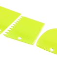 thumbnail image 4 of 3 Pcs/ensemble Kit de Grattoir à Crème Multifonctionnel en Plastique Coloré Réutilisable Bord Irrégulier Outils de Moule à Gâteau, 4 of 4