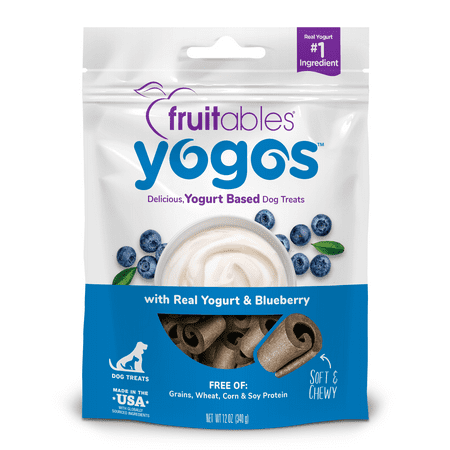 UPC: 0686960001389 | Fruitables Real Yogurt Dog Treats – Blueberry Flavor – Dry Biscuit – 12oz