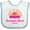 White and Blue, variant on Inktastic Summer Enjoy the Sunshine Huntington Beach California Pink Boys or Girls Baby Bib