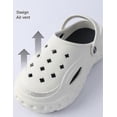 thumbnail image 3 of Zuecos de playa súper suaves con suela de 4,5 cm de grosor, pantuflas unisex., 3 of 5
