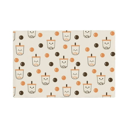 

Placemats Set Of 4 / 6 Milk Tea No.806 Placemats For Dining Table Indoor/Outdoors Heat Resistant Washable Placemats 18 X 12