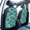 thumbnail image 2 of Palm tree_AL Mats Back Seat Protectors, Car Seat Protector Vehicle Organizers Waterproof Cover Back Seat Cover for Kids with 3 Storage Pockets 2 Pack, 2 of 5