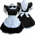 thumbnail image 2 of Robes d'Été pour Femmes Lingerie Costume de Servante Cosplay pour Femmes Couvre-Chef Tablier Faux Col Nœud Papillon Robe, 2 of 3