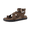 Espresso, variant on Cushionaire Entry Womens Ankle Wrap Molded Footbed Sandal with Adjustable Strap | Non-Slip Outsole | Womens Platform Sandals | Comfortable Summer Shoes | Wide Widths Available