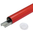 thumbnail image 3 of Staples Mailing Tubes with Caps 2" x 9" Red 50/Case P2009R, 3 of 4