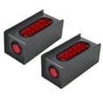 thumbnail image 2 of Supsupsiu 6" Oval RED LED w/marker lights Fit For Truck Steel Tail Light Guard Box Kit, 2 of 11