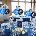 thumbnail image 6 of 10th Birthday Decorations Balloons, Pack of 45 Double Digits Birthday Decorations - Tenth Blue Black White Latex Balloon Set Supplies for 10 Years Old Boy, 6 of 6