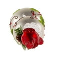 thumbnail image 5 of Kurt Adler 12-Inch Glass Holly and Cardinal Tree Topper, 5 of 8
