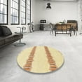 thumbnail image 3 of Ahgly Company Indoor Rectangle Abstract Sun Yellow Solid Area Rugs, 2' x 5', 3 of 6