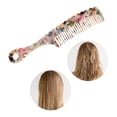 thumbnail image 5 of Unique Bargains 1 Pc Handle Wavy Hair Comb Multicolor Acetate Sheet, 5 of 5