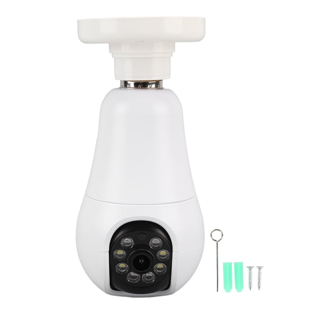 Cámara de seguridad con bombilla Jadeshay 1080P E27 WiFi con visión nocturna